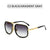 2021 New Fashion Big Frame Sunglasses Men Square Metal Sun Glasses Women RetroVintage High Quality Gafas Oculos De Sol