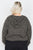 Plus Size Heather Charcoal Athletic Full Zip Hoodie Sweater