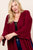 Plus Size Solid Hacci Brush Open Front Long Cardigan With Bell Sleeves