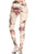 Yoga Style Banded Lined Tie Dye Print, Full Length Leggings In A Slim Fitting