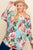 Plus Size Floral Printed Venezia One Shoulder Fashion Top