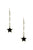 Chain Link Marble Star Earring