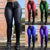 Faux Leather Pants Women High Waist Skinny Trousers Buttons Design Spring Summer Slim Fit PU Bodycon Pant Club Leggings 2021