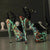 Patent Leather Stiletto High Heels Women Platform Sandals Super High Pumps Fluorescence Punk Sandals Pole Dancing Shoe Women45