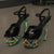 Patent Leather Stiletto High Heels Women Platform Sandals Super High Pumps Fluorescence Punk Sandals Pole Dancing Shoe Women45